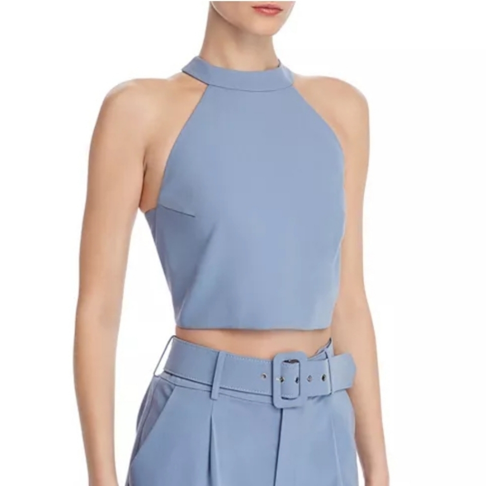 CHRISELLE LIM Button-Back Cropped Top